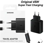 מטען מקורי סמסונג (Type C - Type C) טעינה מהירה 45W 2