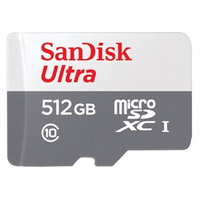 כרטיס זיכרון SanDisk Ultra Ultra Micro SDXC 512GB SDSQUNR-512G-GN6TA 512GB Micro SD סנדיסק