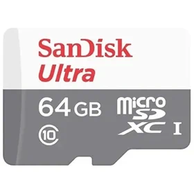 כרטיס זיכרון SanDisk Ultra SDSQUNR-064G 64GB Micro SD סנדיסק