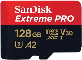 כרטיס זיכרון SanDisk Ultra SDSQUNS-128G 128GB Micro SD סנדיסק Extreme PRO