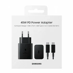 מטען Samsung W45 Type C מטען קיר מהיר ‏טלפונים סמסונג