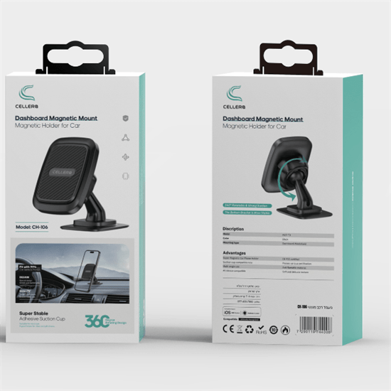 מעמד רכב מגנטי 360 מעלות CH-106