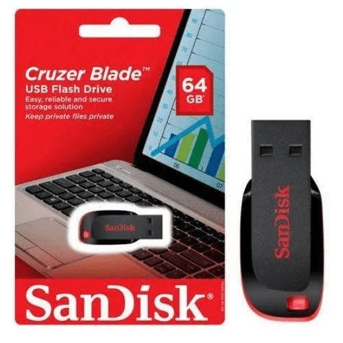 דיסק און קי SanDisk Cruzer Blade 64GB SDCZ50-064G סנדיסק