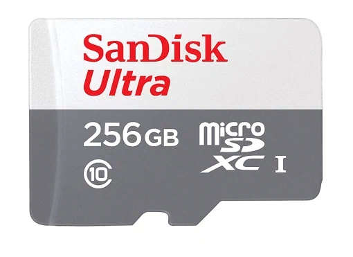 כרטיס זיכרון SanDisk Ultra SDSQUAR-256G 256GB Micro SD סנדיסק