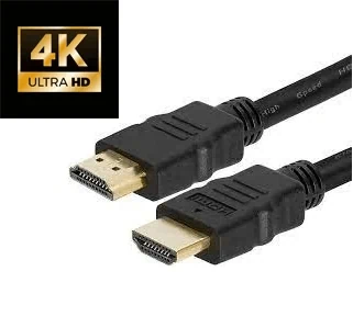 כבל HDMI ל HDMI עם ציפוי זהב תומך 4K
