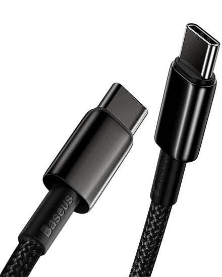 כבל טייפ סי (Type C - Type C) 3 מטר Baseus טעינה מהירה